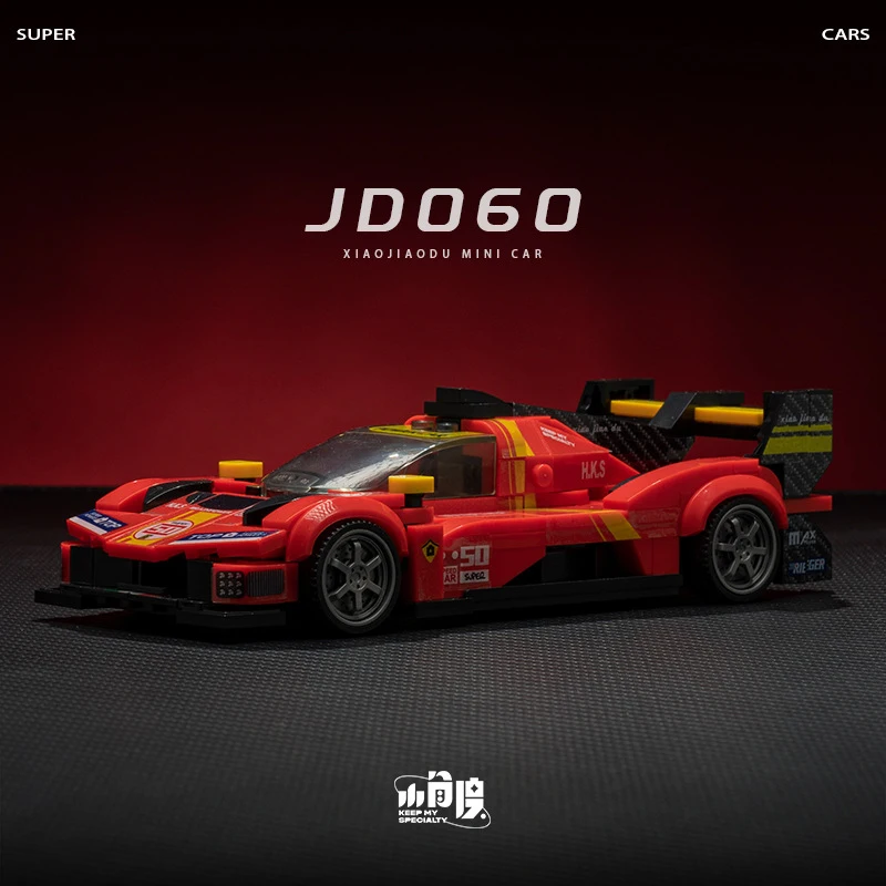 jd060-le-mans-sports-car-building-blocks-small-particle-race-car-model-assembly-bricks-toy-desktop-display-ornament