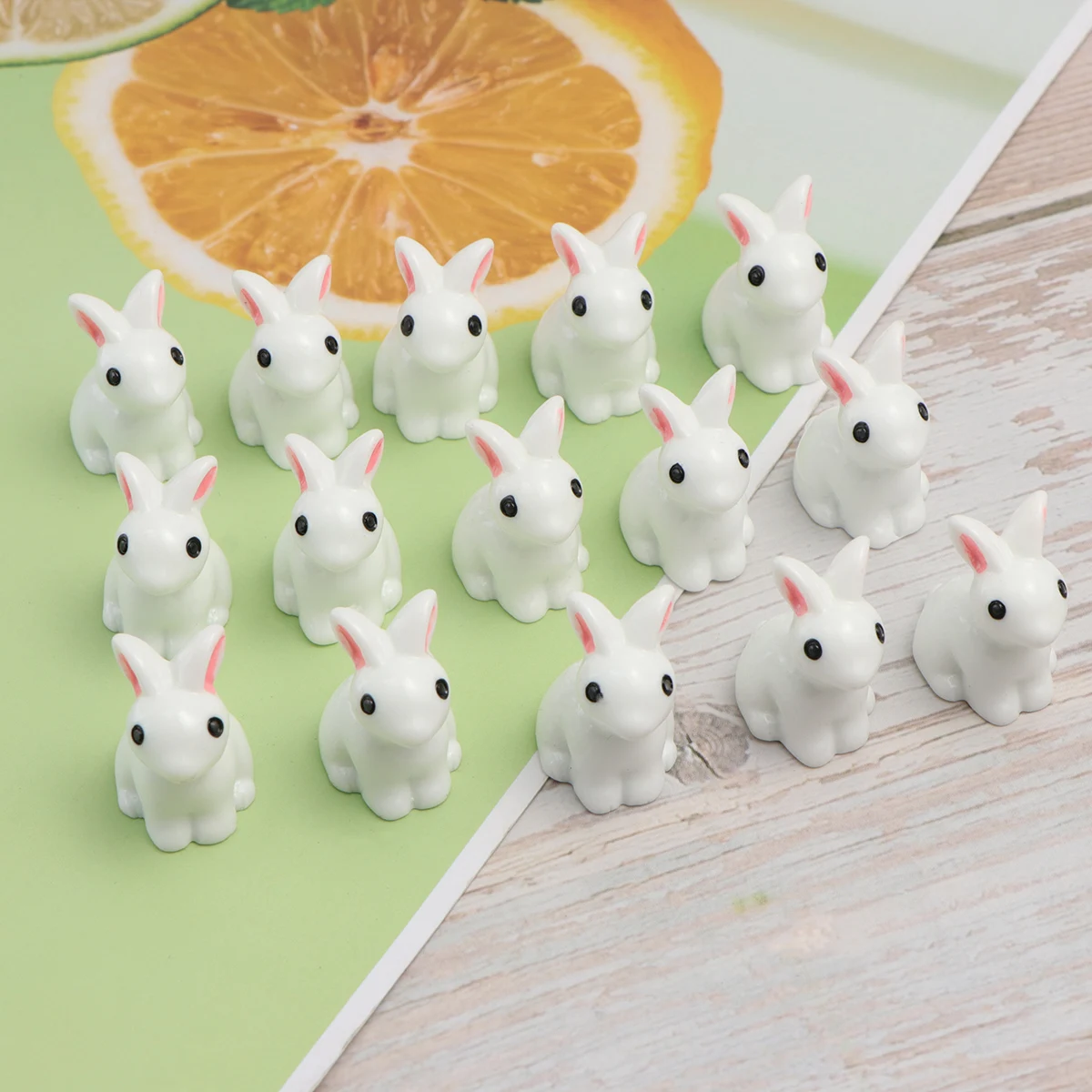 

15 Pcs Rabbit Crafts for Moss Resin Rabbit Crafts Desktop Resin nament Micro L Desk Garden nament Home Decor