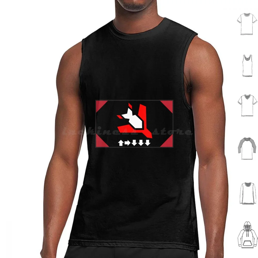 Super-Earth-Stratagem-500-Kg-Bomb Tank Tops Print Cotton Helldivers Helldivers 2 Gaming Video Games Helldivers Ii Super