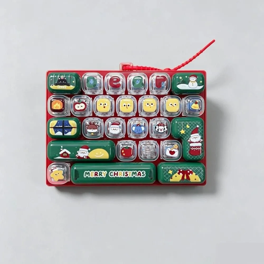 26-Tasten-Entspannungsknopf, niedliches Design, kleines Geschenk, Mini-Tastatur-Anhänger, Taschenanhänger, kreativer Stil – Detail 6