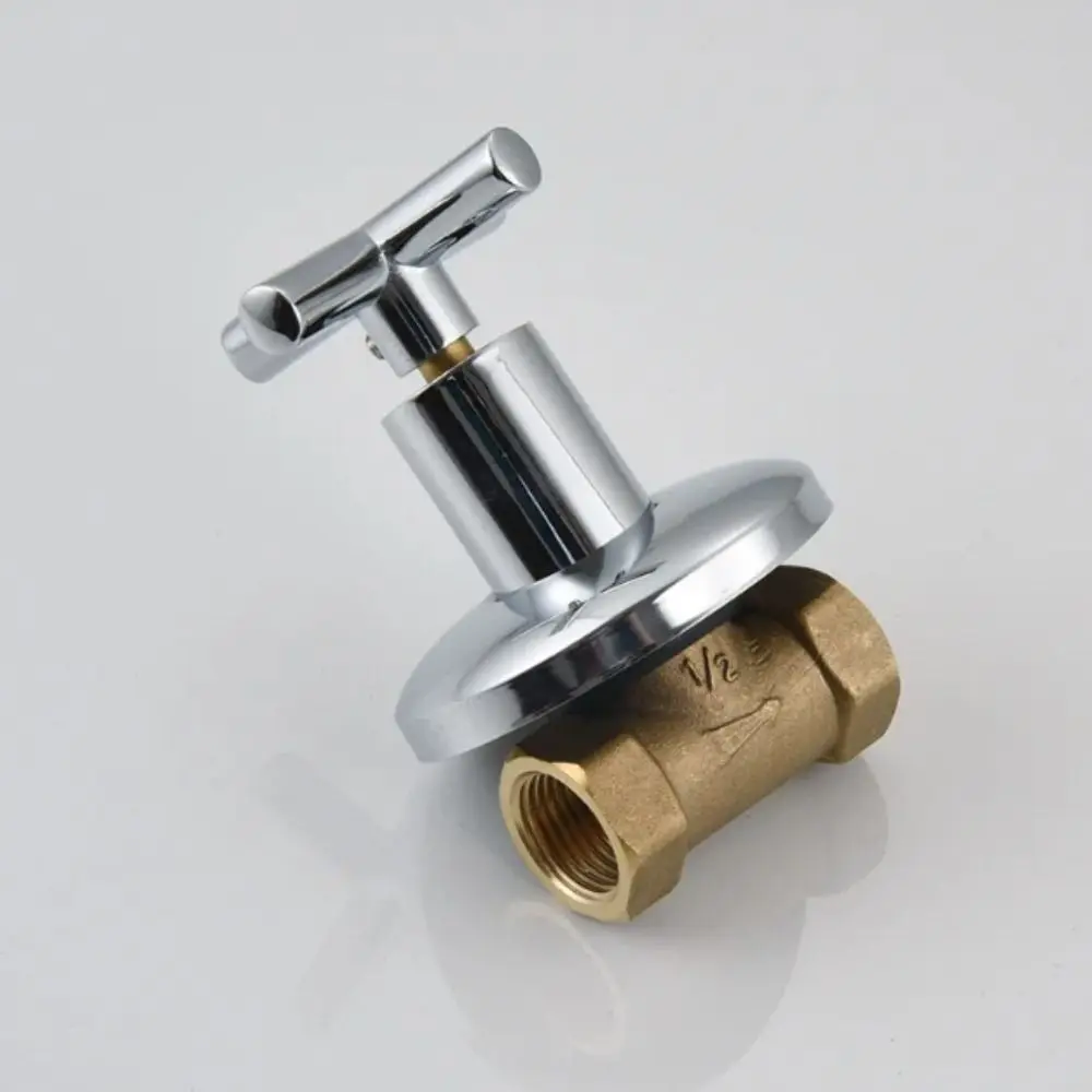 Dark Valve Brass Material Concealed Switch Valve Single Handle Quick-open Design Shower Valve Angle Valve High Water Pressure