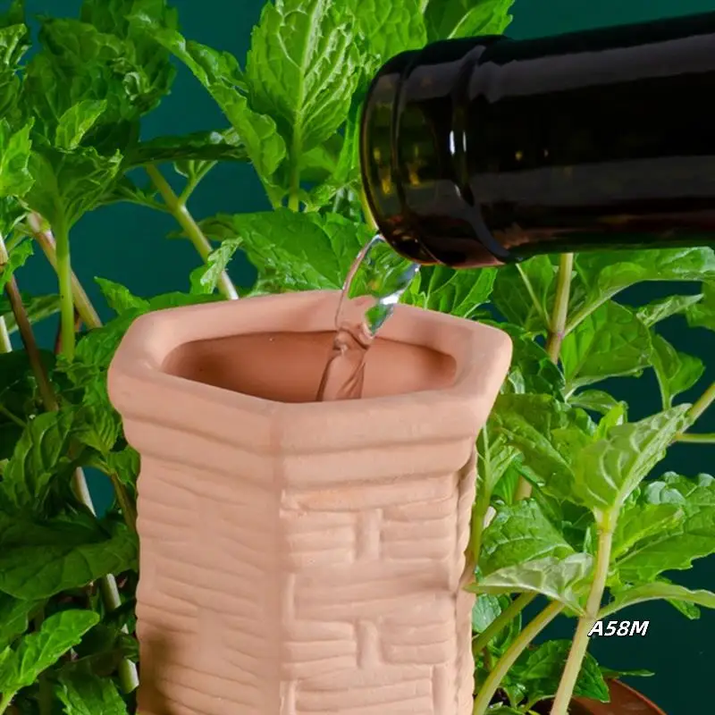 

12 Pack Plant Watering Stakes Terracotta Self Watering Spikes For Vacations, Plant Watering Devices For Indoor Outdoor Plants