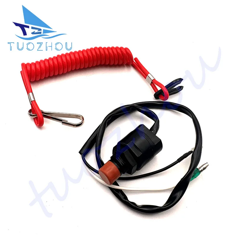 

65W‑82575‑01 Boat Engine Emergency Safety Stop Switch With Lanyard For Yamaha Outboard Motor Manufacturer's direct supply