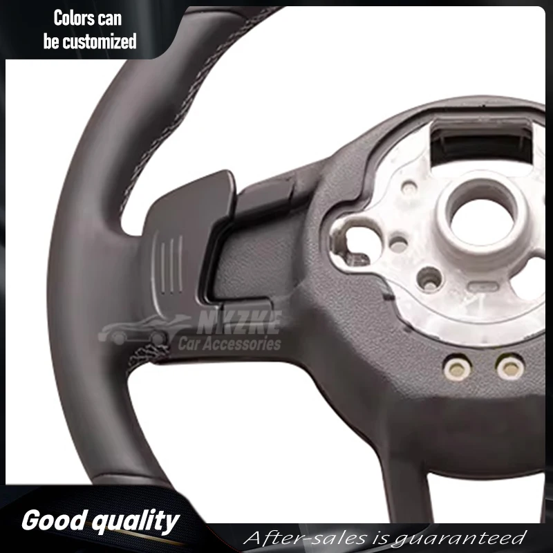 Suitable For Volkswagen Golf 7, 7.5, GTI, MK7 Steering Wheel, With Buttons, Shift Paddles, And Frame, Car Accessories