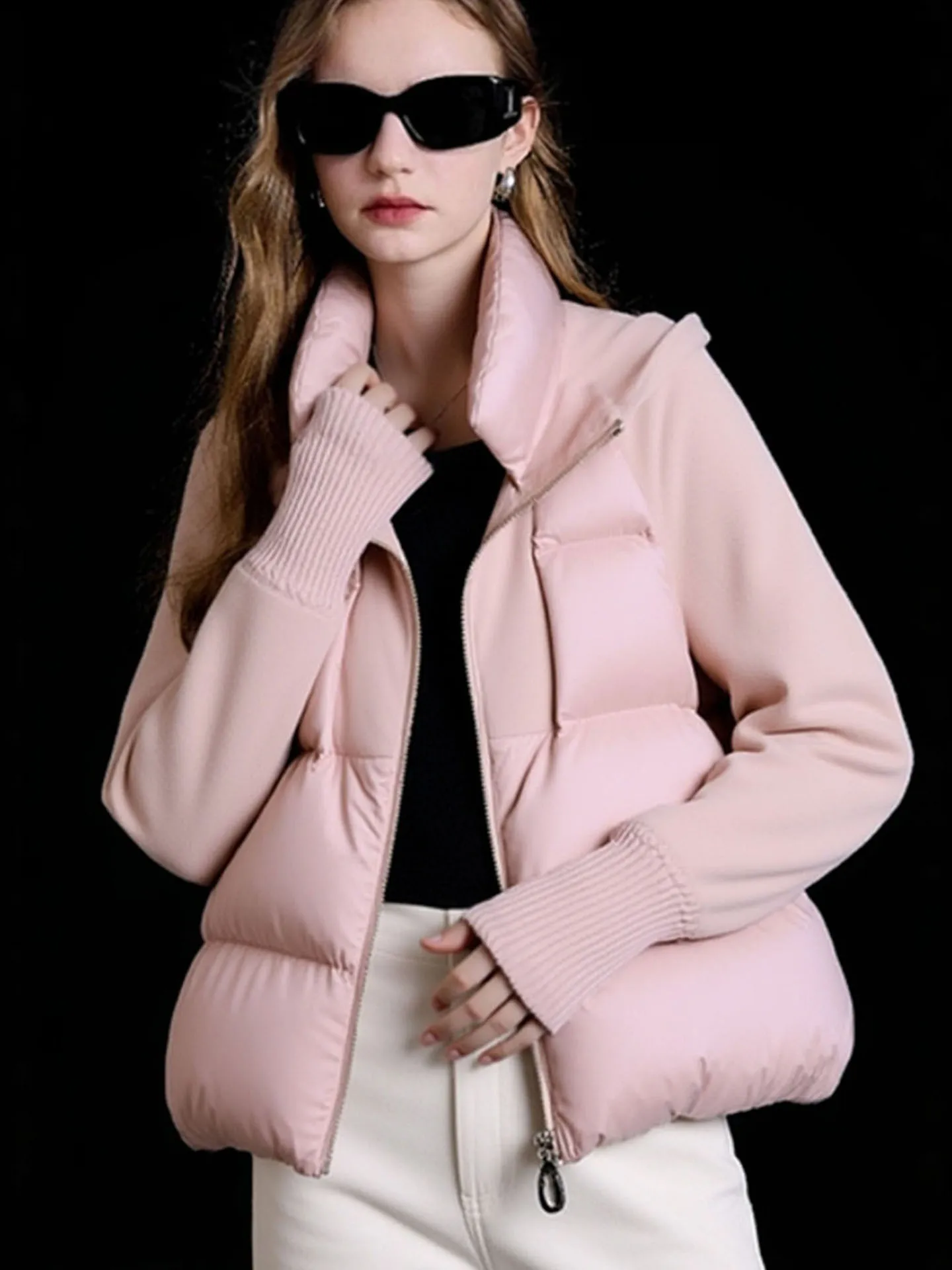 

Зимнее свободное теплое длинное све, однотонное, милое, повседневное, универсальная верхняя одежда, милое женское модное пальто Jaet