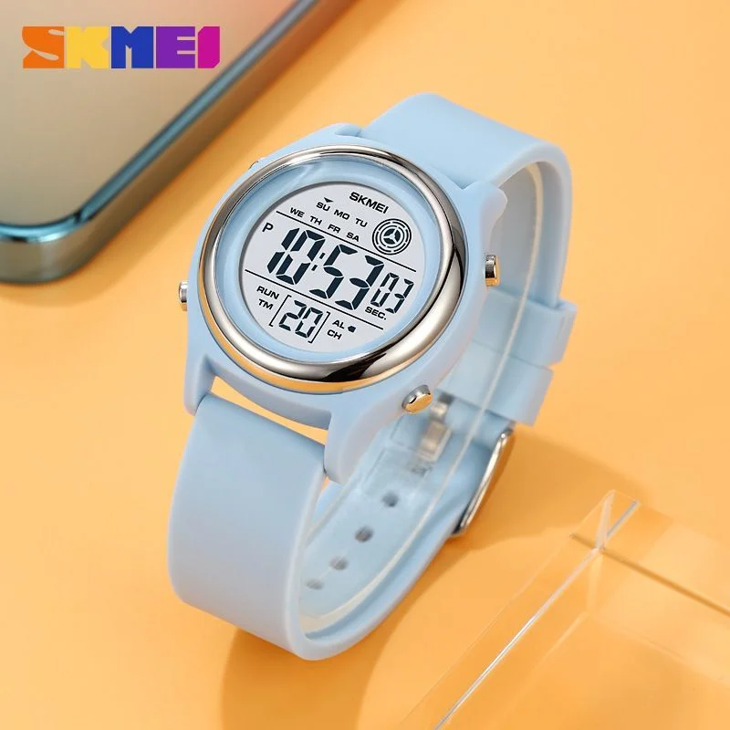 Moment beauty SKMEI electronic watch men's and women's student waterproof luminous multi-functional sports electronic watch