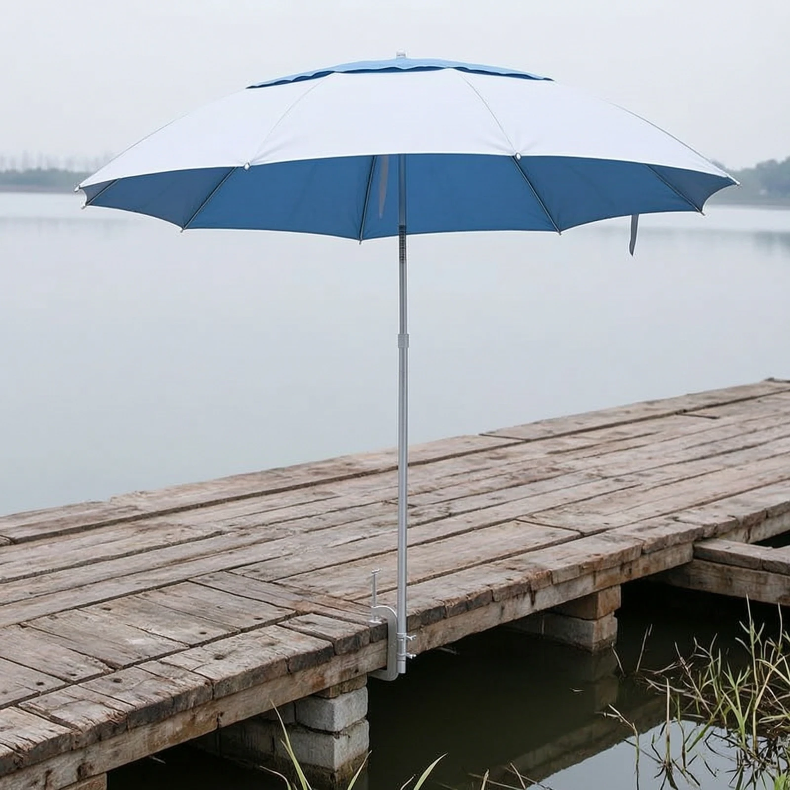 

Fishing Umbrella Holder Adjustable Umbrella Holder with Clamp Rustproof Sturdy for Anglers