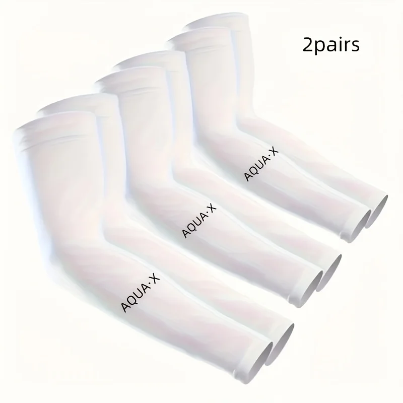 

Men's and women's ice silk arm covers, breathable mesh eye panels, ergonomic design for outdoor sports, exercise and daily comfort, outdoor sports equipment | Ergonomic sleeve design | Quick-drying, breathable