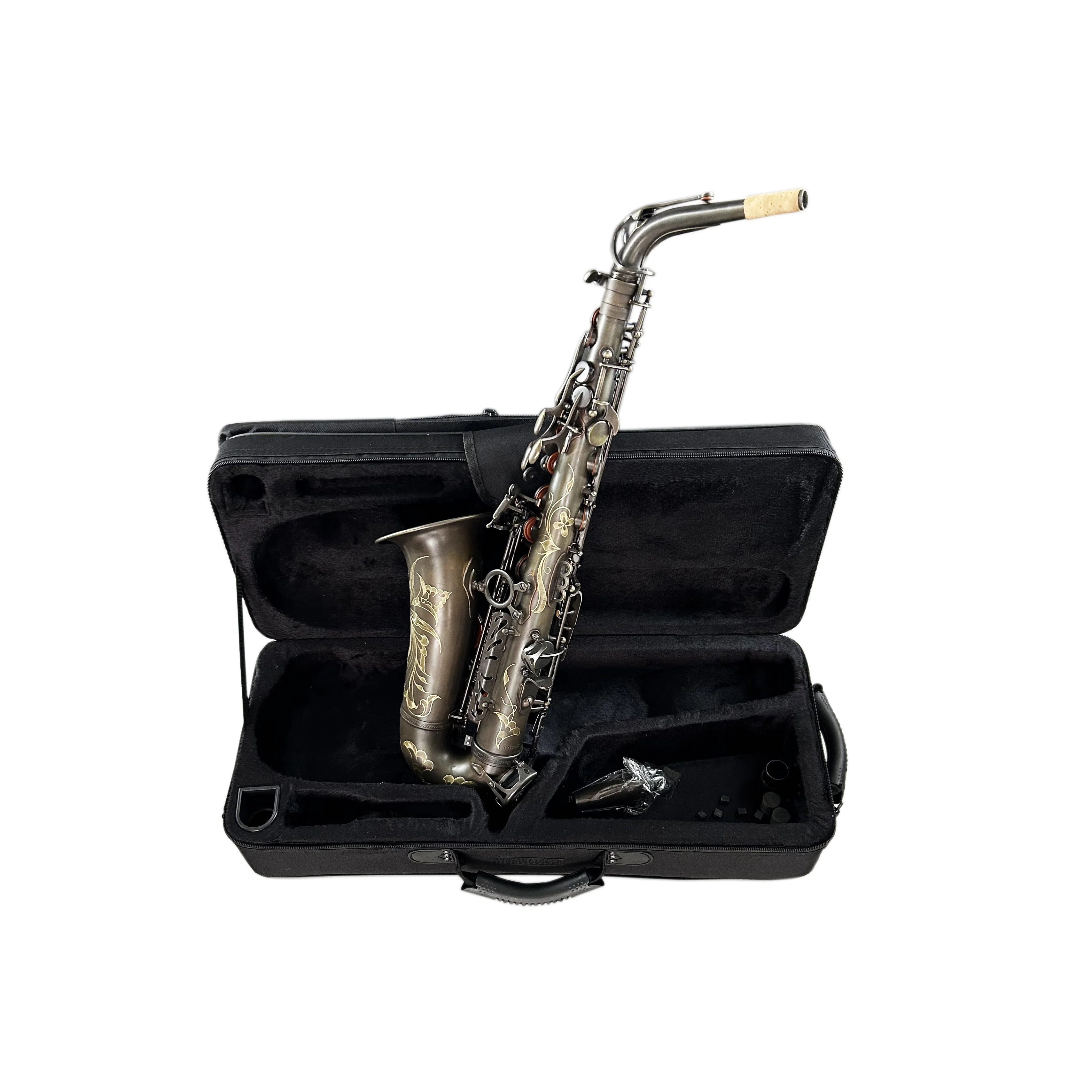 Vintage Black Alto Saxophone JYAS102VGBK With EB Tone [Customization Required]