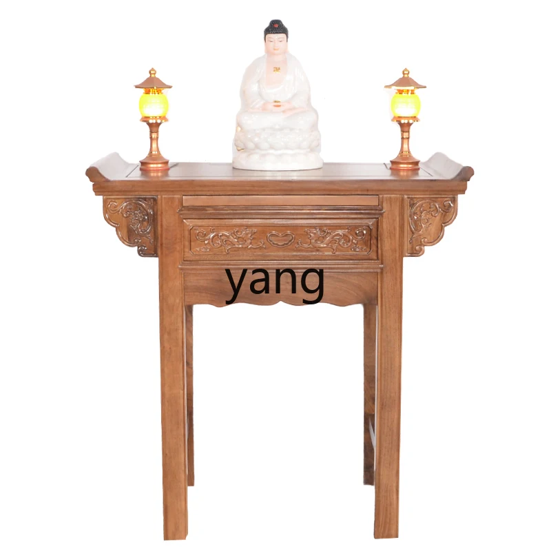 

Yhl Altar Altar Buddha Shrine Household Altar arGod of Wealth Cabinet Guanyin Bodhisattva Position