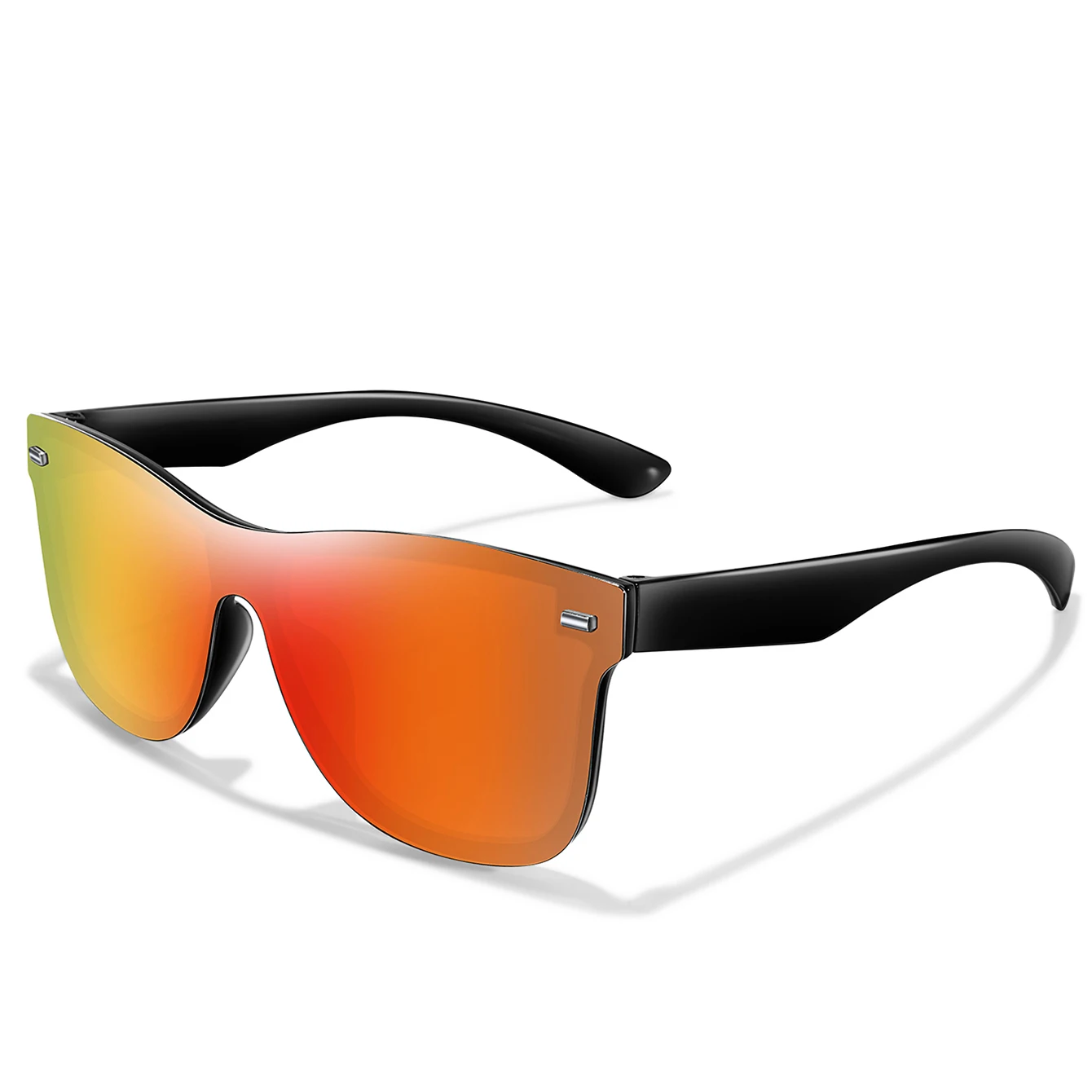 男性と女性のための正方形のサングラス、防風ゴーグル、特大、屋外、自転車道路、運転、ハイキング、キャンプ、クラシックな色合い、uv400