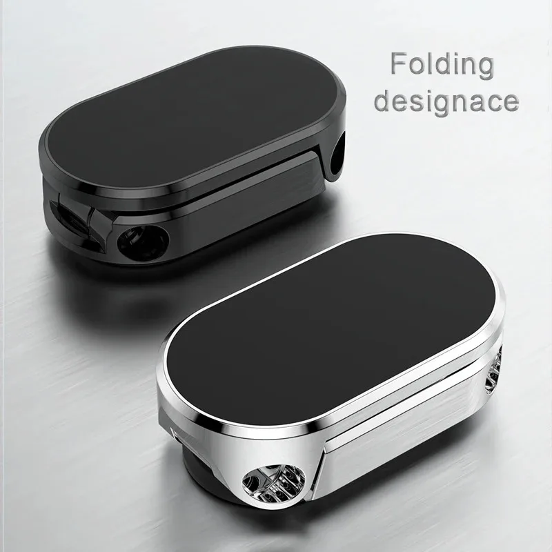 حامل هاتف مغناطيسي قابل للدوران للسيارة ، حامل للهاتف المحمول ، حامل معدني ، قابل للطي ، مغناطيس قوي ، دعم في السيارة ، iPhone ،