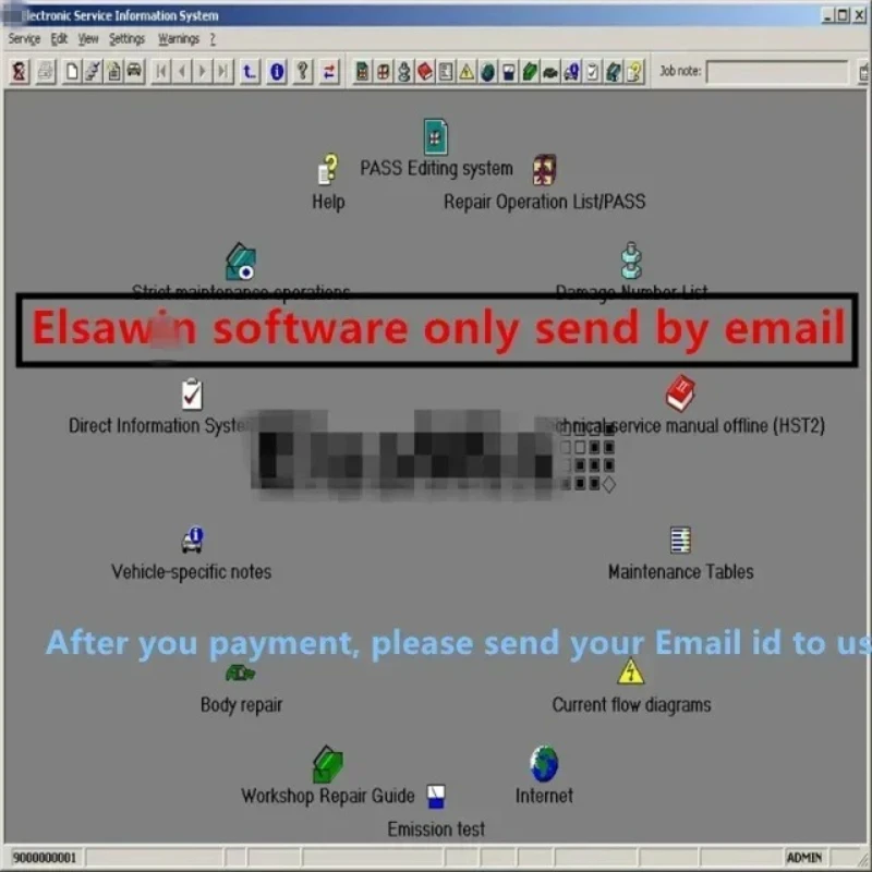 2023 حار elsawin 6.0 مع برنامج etka 8.3 أحدث برامج إصلاح مجموعة المركبات كتالوج الأجزاء الإلكترونية لـ A-udi لـ V-W A