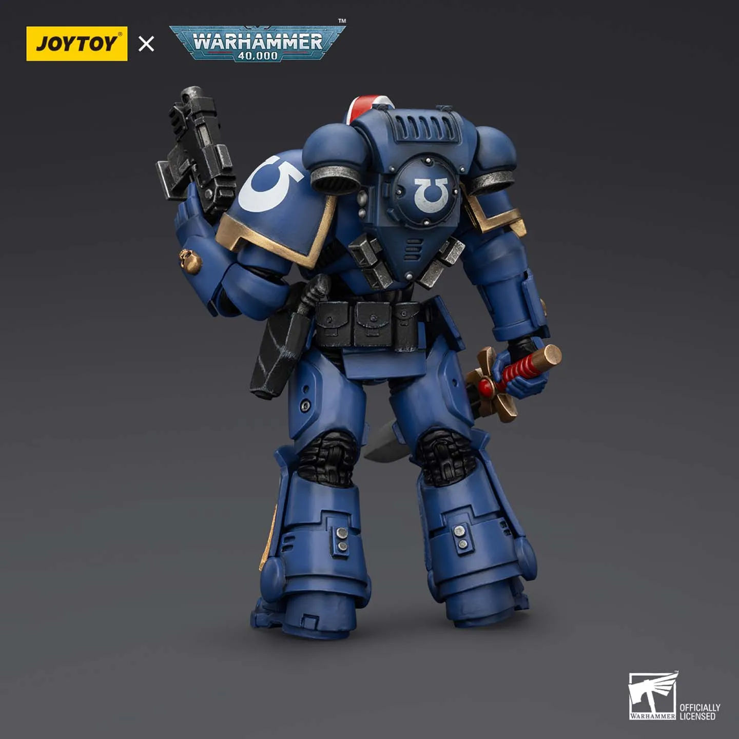 لعبة JOYTOY Dark Source Warhammer 40k Extreme Warrior Battle Group Hero JT2481 الأصلية المصبوبة نائب ضابط Erastas Toy Model 1:18