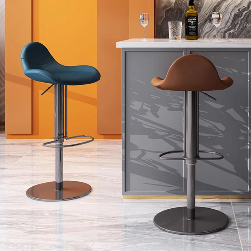 

Office Home Bar Stools High Modern Design Banquet Minimalist Chairs Modern Metal Counter Taburetes De Bar Salon Furniture TD50DC