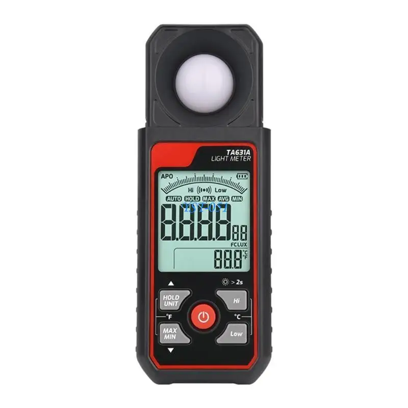 

E15A Light Intensity Meter Auto Calibrated Light Meter ABS for Studio Photography