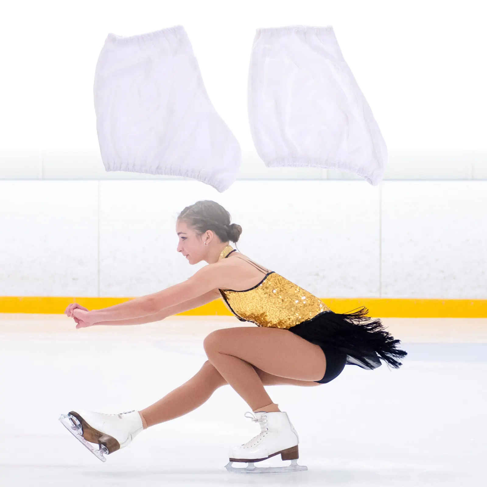 

1Pair Ice Skate Boot Covers Premium Craftsmanship for Figure Hockey Skates Easy Carry Skating Class Travel Companion Skate Shoe