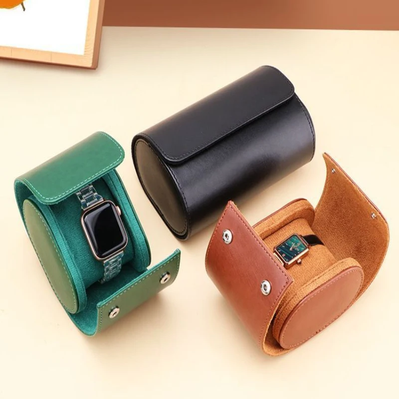 

Новый Элитный Кожаный Чехол-Ролл для Часов Embers на 1, 2 или 3 Отделения, Роскошный Футляр для Хранения Часов, Дорожная Сумка, Подарочная Коробка, Чехол-Мешочек