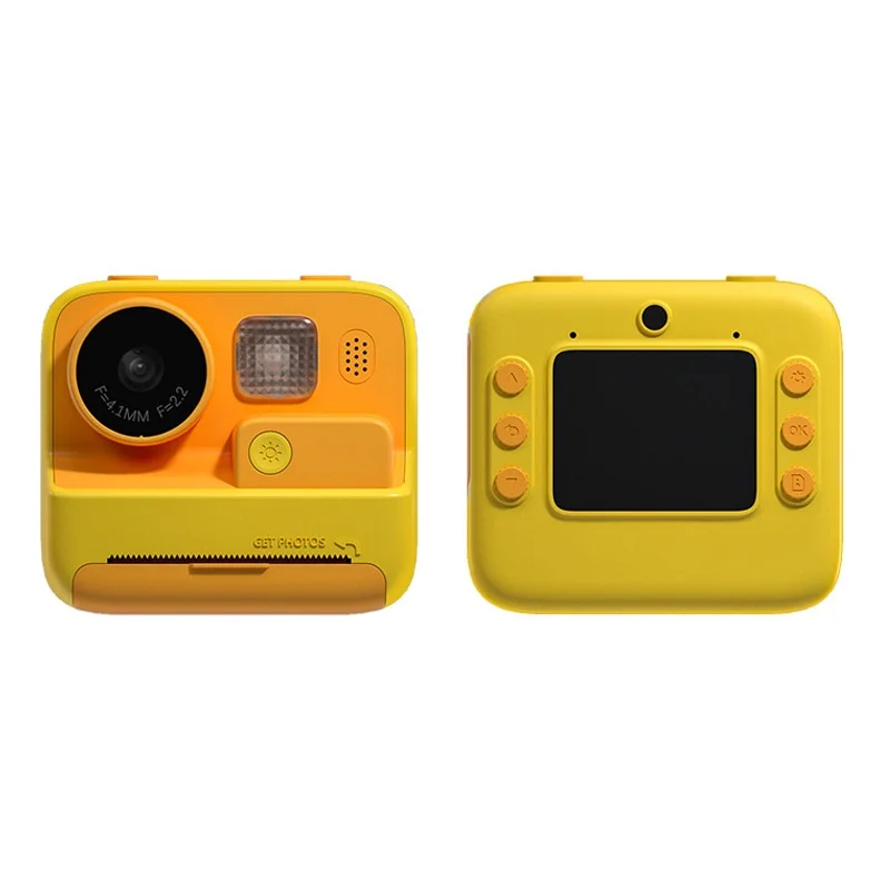 K27 Minicartoon Children Print Camera For Kids Instant Camera 1080P Digital Camera For Children Photo Camera Toys For Girl Boy