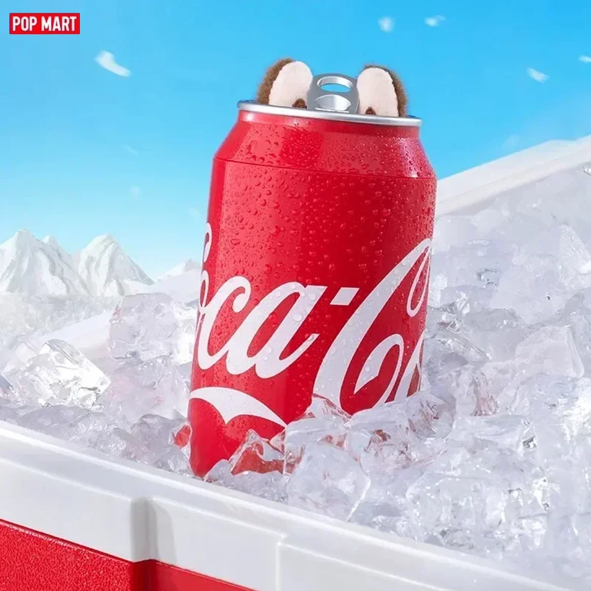 POP MART LABUBU THE MONSTERS COCA-COLA Serie Vinile Viso Cieco Scatola Giocattoli Scatola Mistery Mistery Caixa Simpatici giocattoli di peluche Regalo a sorpresa
