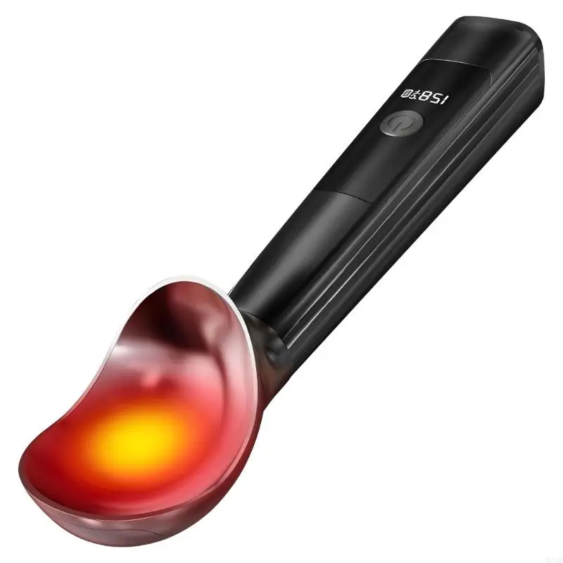 Rechargeable Spoon For Cold Delicacies With LED Display And Ergonomic Handle For Simple Use 37JD