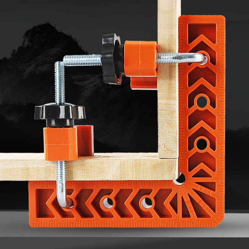 

Multifunctional 90° Right Angle Locator Clamps for Woodworking Securing Clip L-shaped Auxiliary Right Angle Positioner Hand Tool