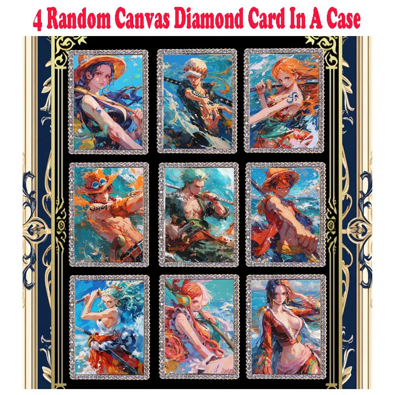 Nieuwste groothandel Shanhai One Piece Collection Card Diamond Card Cartoon Booster Box Luffy Sanji Nami TCG Populaire handel CCG