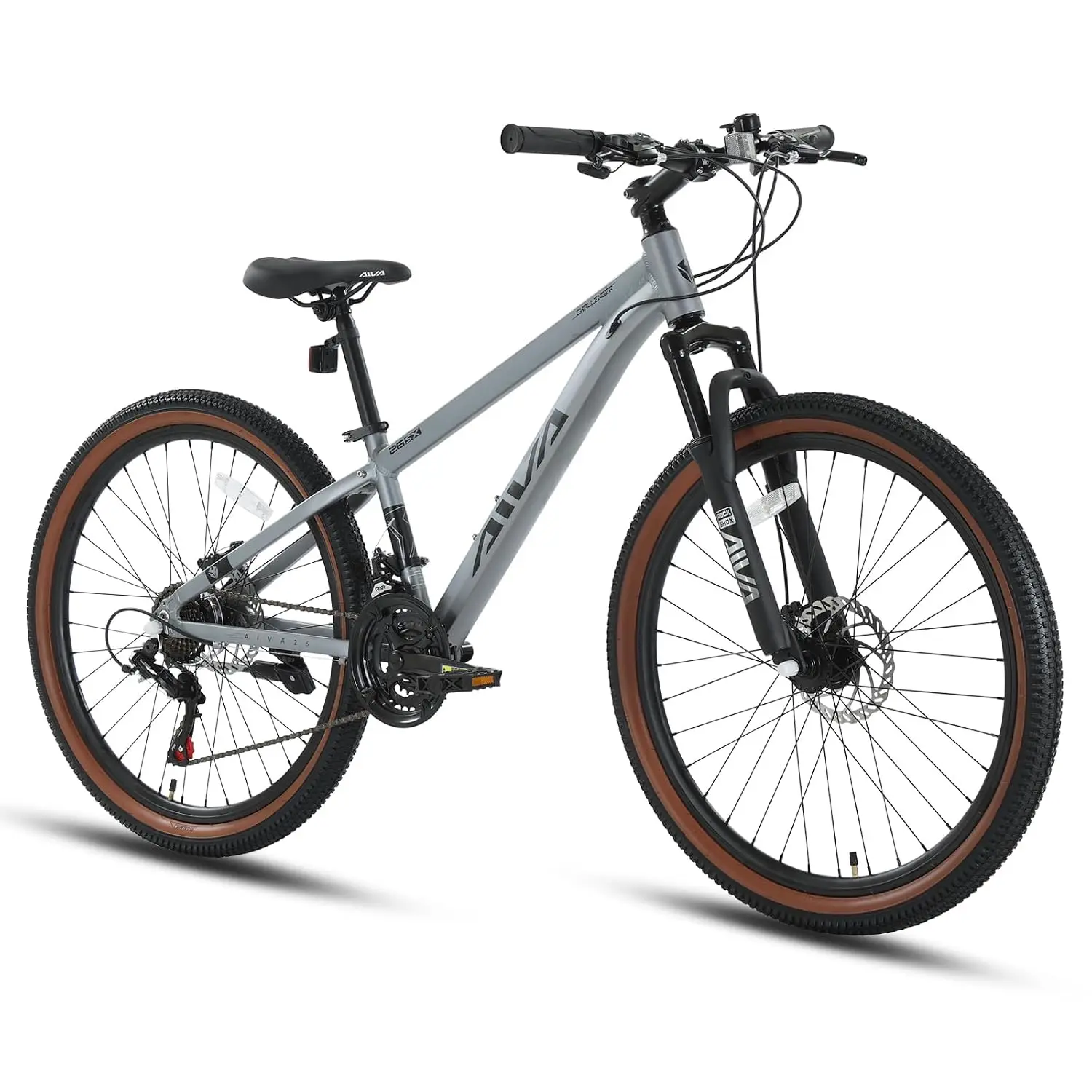 Mountain Bike, 24/26/27.5 Inch Outdoor Cycling Bike, 8/21 Speed Lightweight Aluminum Frame | Dual Disc Brakes, Adjustable Ergono