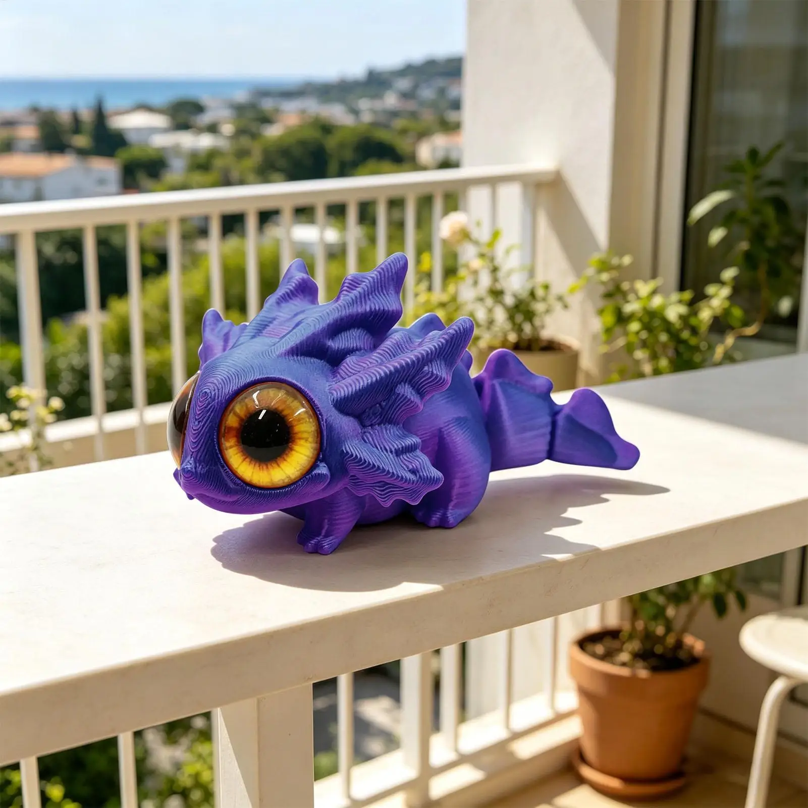 Articulated 3D Printed Axolotl Fidget Toy Figurine With Movable Joints Cool Desk Decor For Home School Classroom Office Gift