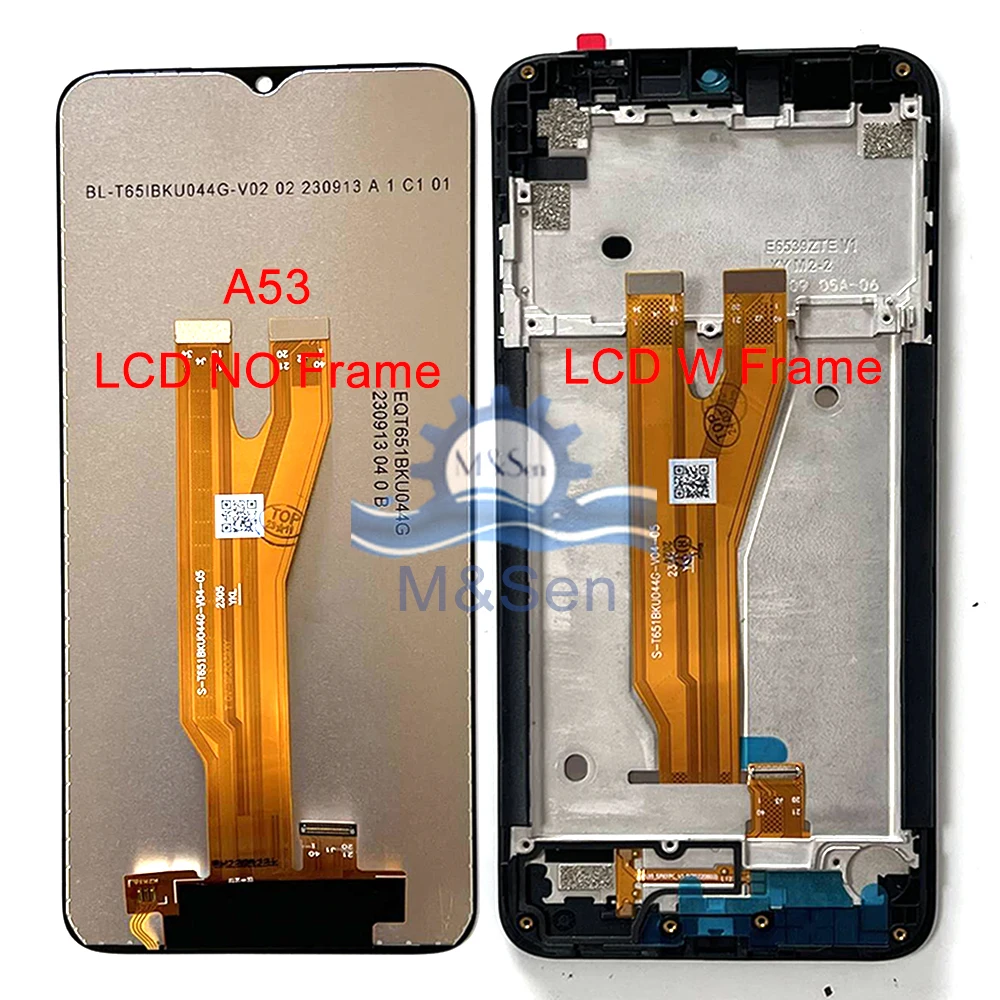 For ZTE Blade A53/ A53 Plus A53+ LCD Display LCD A53 Pro Screen Touch Panel Digitizer For ZTE Blade A52 Lite LCD Frame