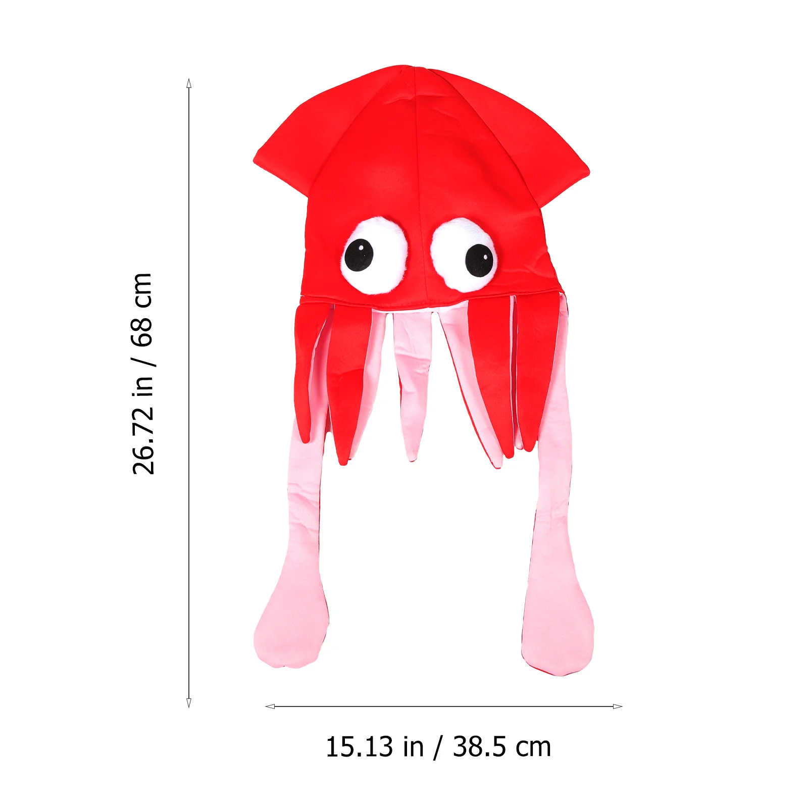 Octopus Costume Hat Prop Creative Velour Squid Funny Animals Headdress