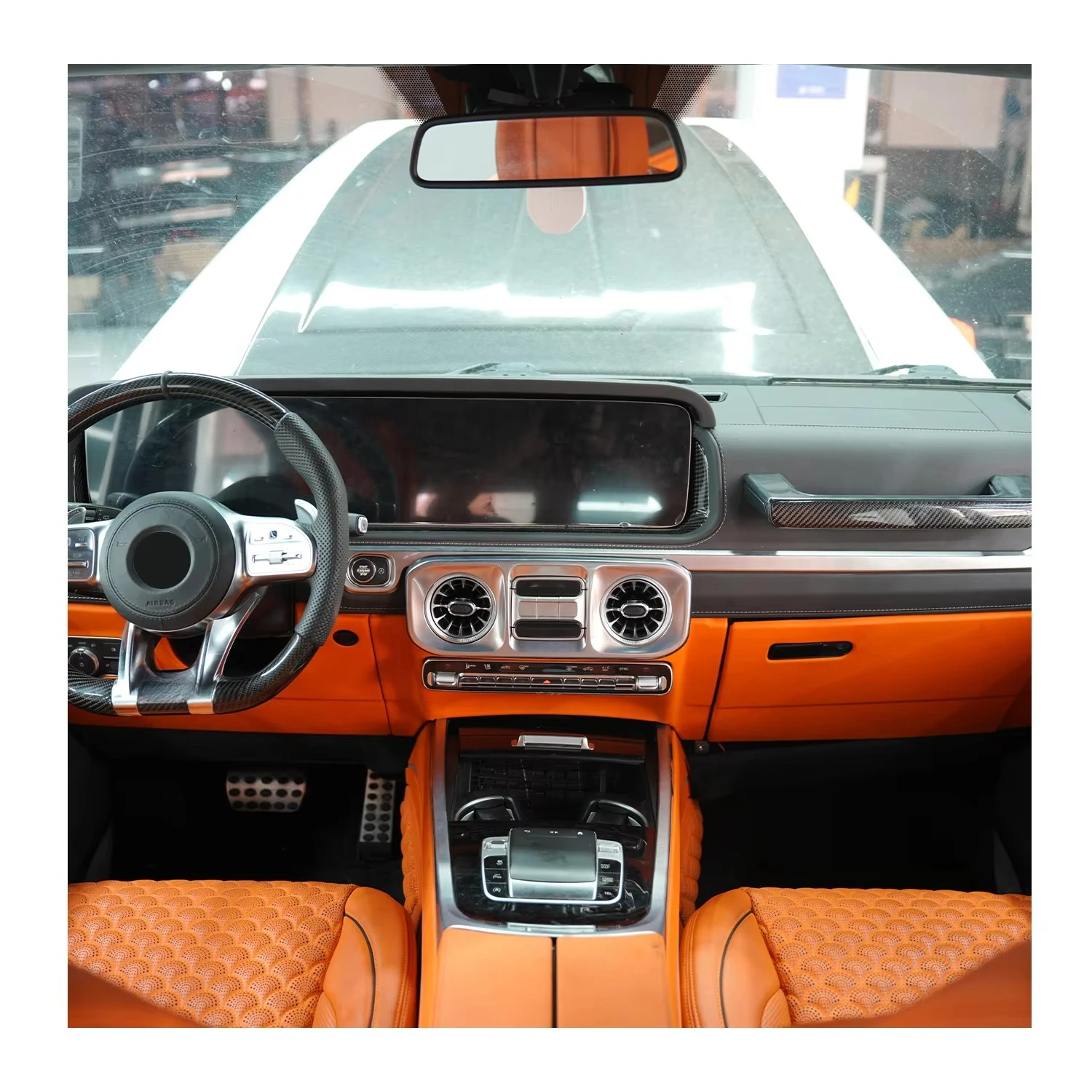 G-Wagon Interior Conversion Upgrade Kits for Benz G W463 2002-2018 Upgrade to W464 G63 Latest Style Assembly