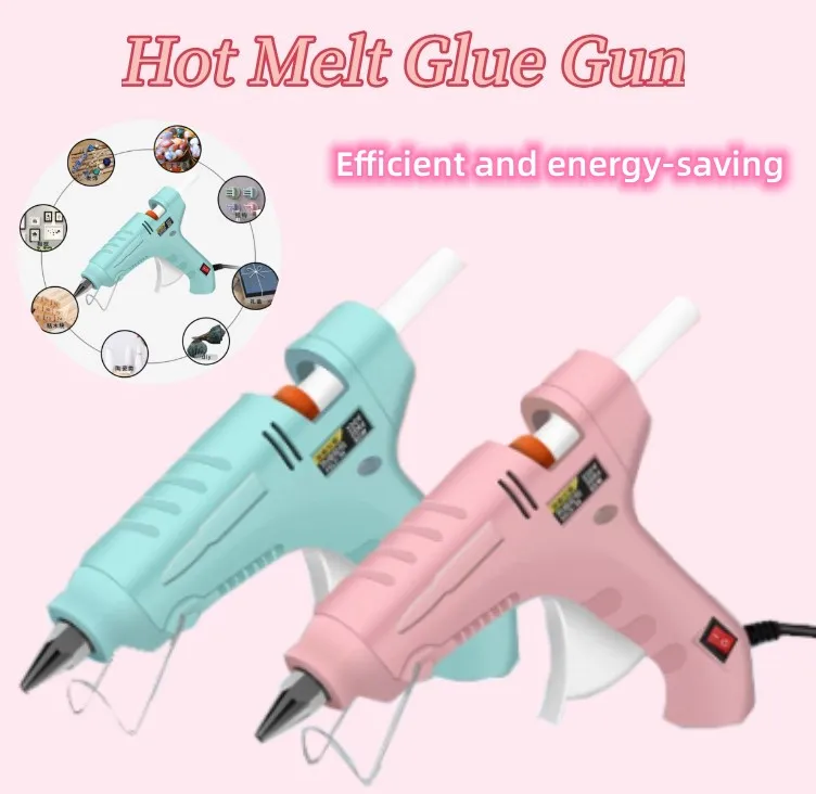 20/60W Hot Melt Glue Gun Mini Household Industrial Guns Pistol Melt Glue Sticks Electric Heat Temperature Adhesive Repair Tool