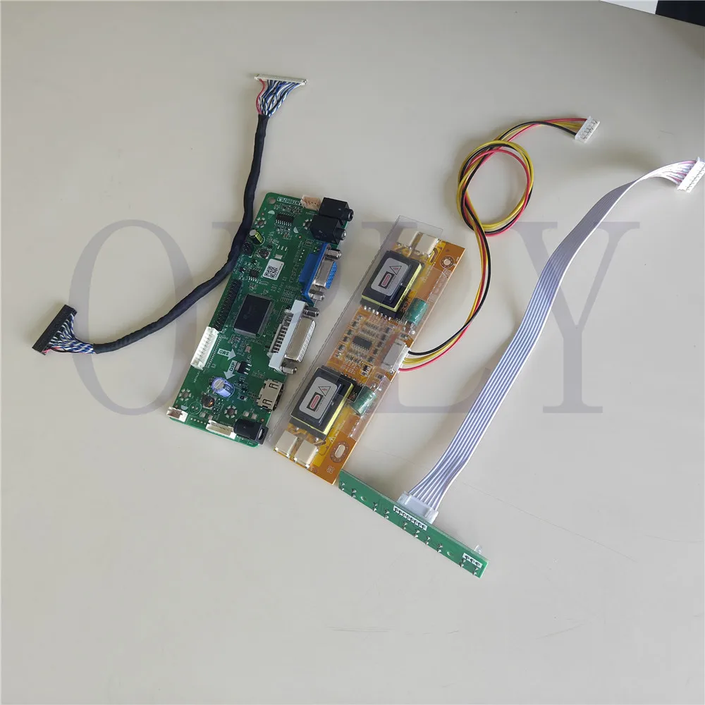 

Плата контроллера «сделай сам», HDMI-совместимая VGA DVI для M216H1-L01 M216H1-L03 M216H1-L02 M216H1-L05/L06/L07 1920X1080, ЖК-панель 21,6 дюйма