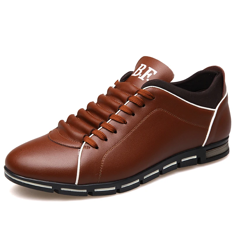 

Luxury Man Casual Leather Shoes Spring Autumn New Fashion Leather Shoes British Style Men's Business Shoes Flat Working Footwear