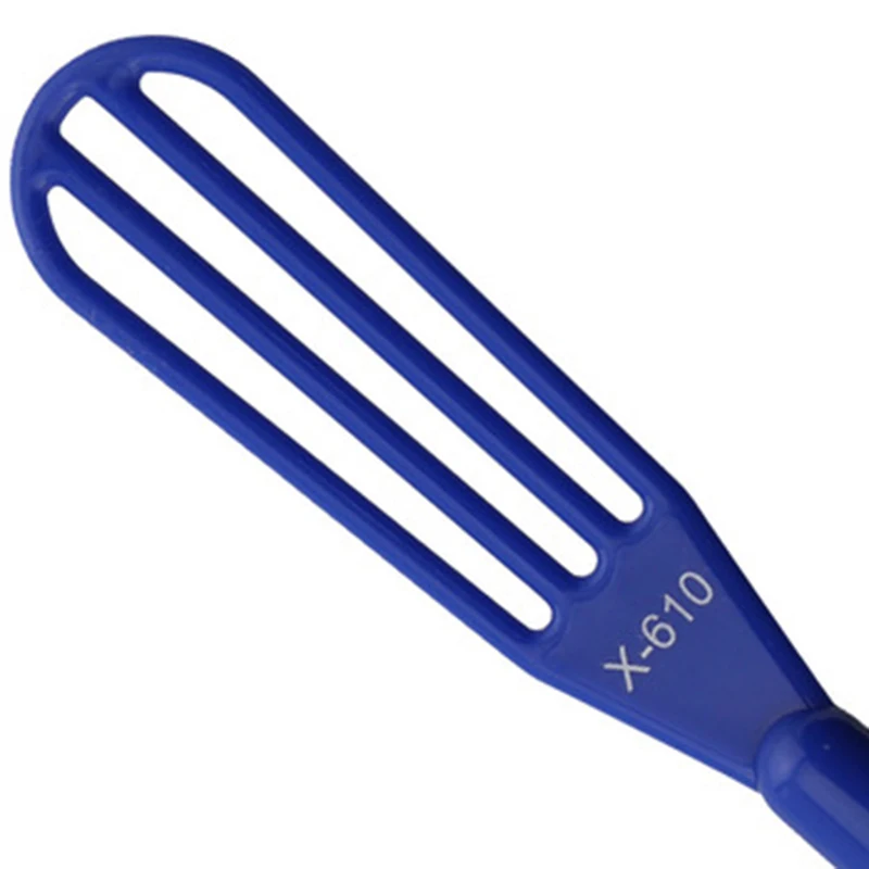 M04K 10 ピース/パックプロサロン理髪染料クリーム泡立て器プラスチックヘアミキサー理髪スターラーブレンダーヘアケアスタイリングツール