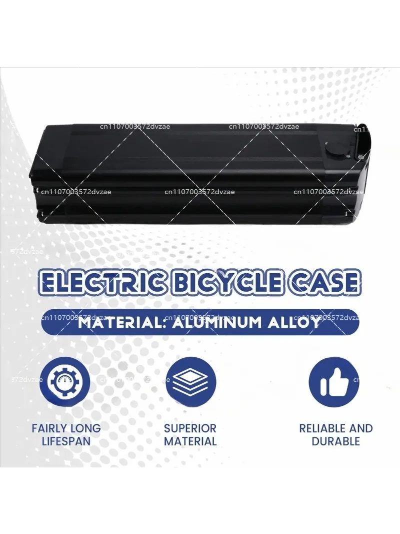 Electric E Bike Bicycle 18650 Battery Box Case Cover 48V   ， Aluminum Housing Accessories