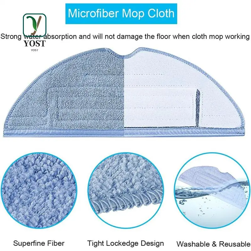 

YOST-For Xiaomi Roborock S7 Pro Ultra/S7 Maxv Ultra/S7 Maxv Vacuum Cleaner, Replacement Parts Main Side Brush Mop Filter Bags
