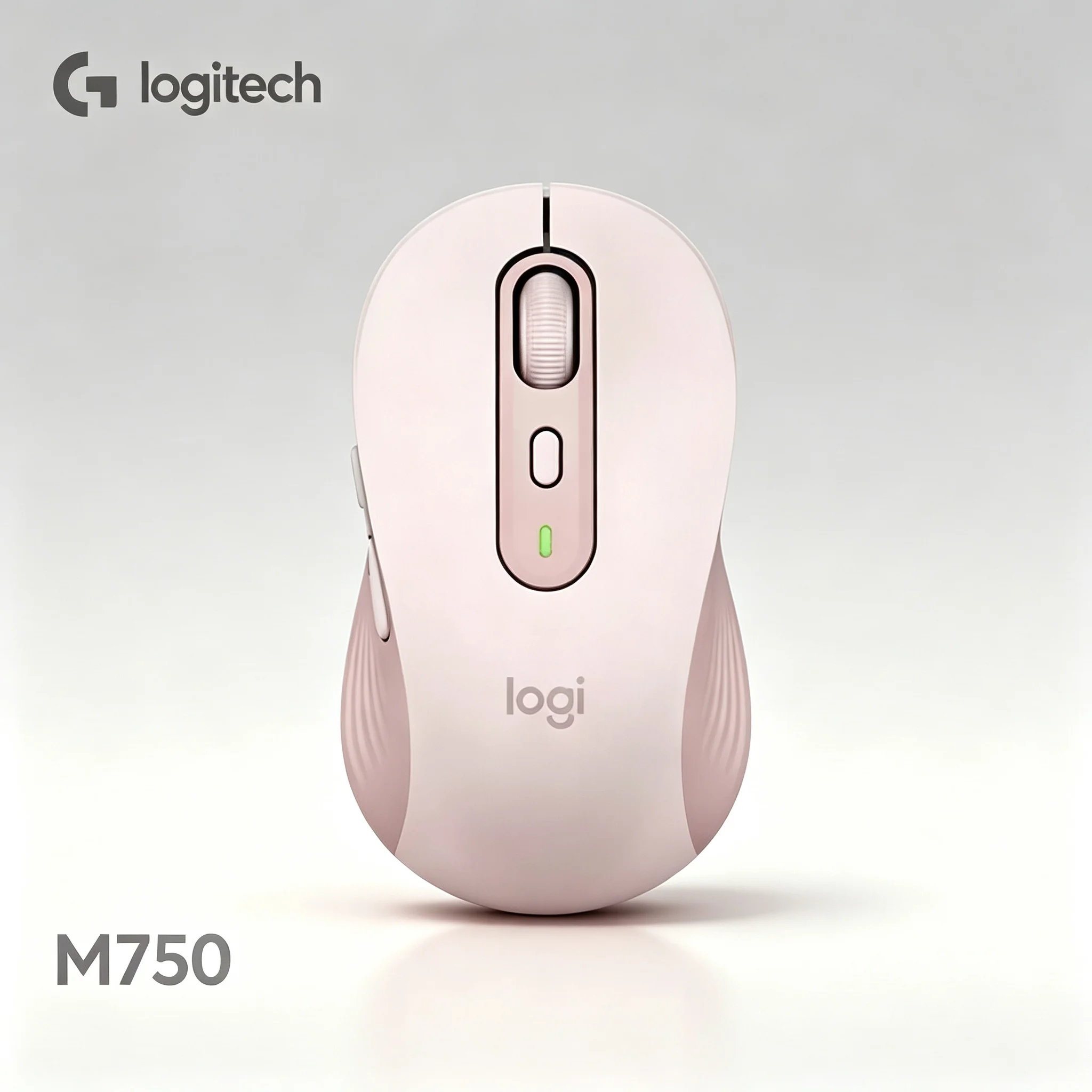 Logitech M750 Signature Plus Wireless Mouse,400‑4000 Adjustable DPI,SmartWheel Bluetooth & Logi Bolt Dual Mode Silent Mice For P