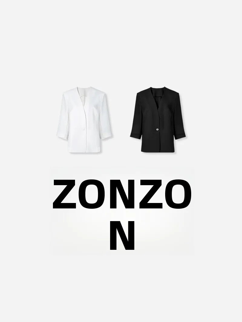 

plus Size Women's Suit High Twist Elastic Triacetate Tailored Eight Sleeve Suit Recommended Summer Fashion Commute Wear