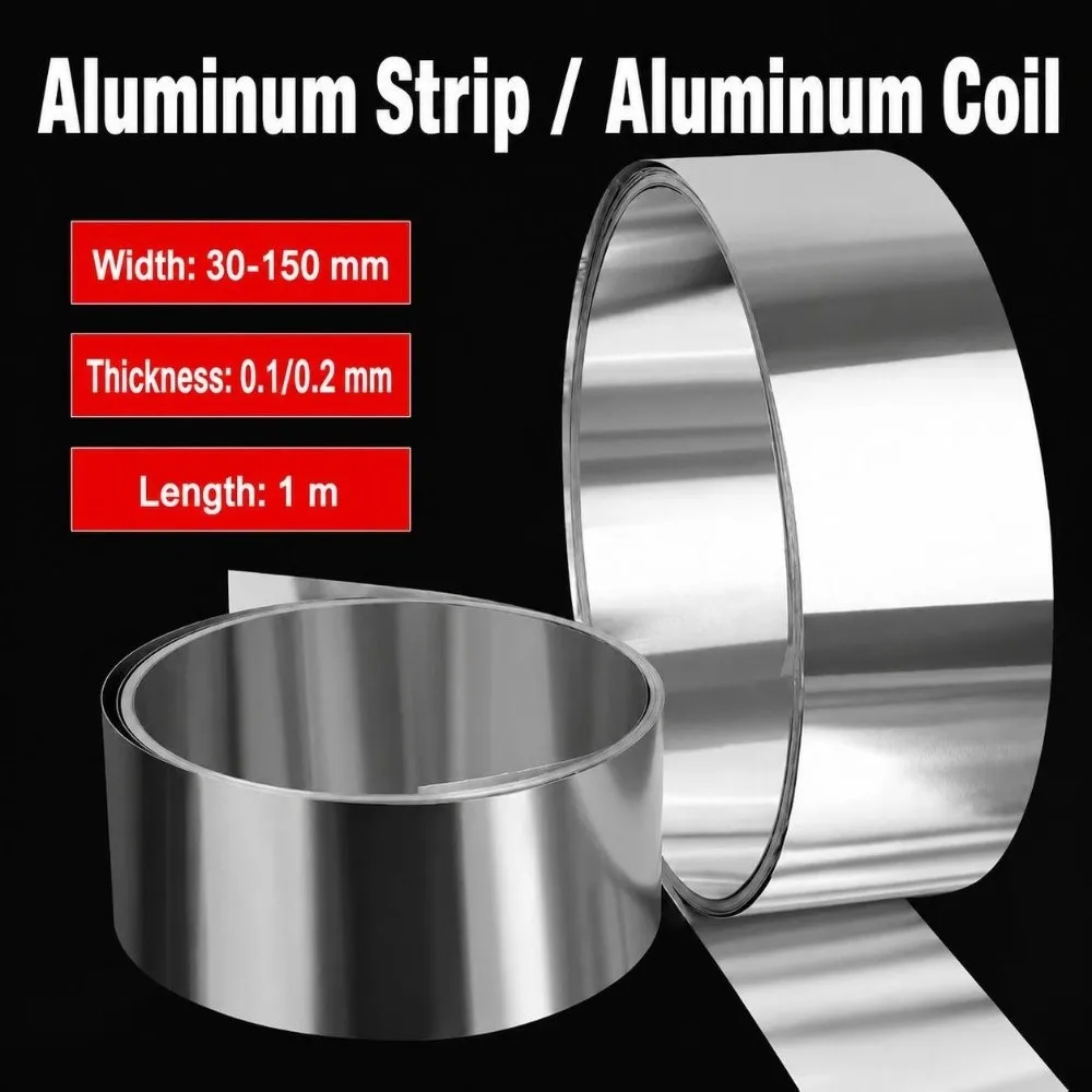 Thin 1060 Aluminum Aluminum Strip 0.1-0.2mm Thickness 30-300mm Width Aluminum Coil Aluminium Foil Strip