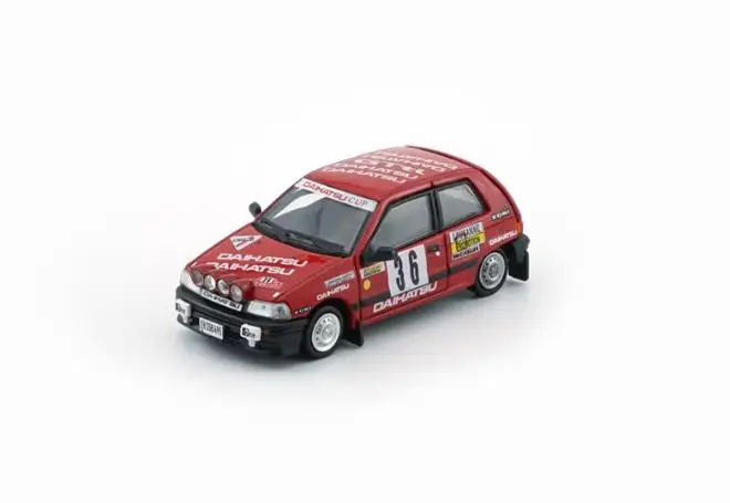 Nouveau BMC 1 64 Daihatsu Charade Rallye 1988 gagnant moulé sous pression alliage jouet voitures modèle de Simulation pour cadeau de Collection