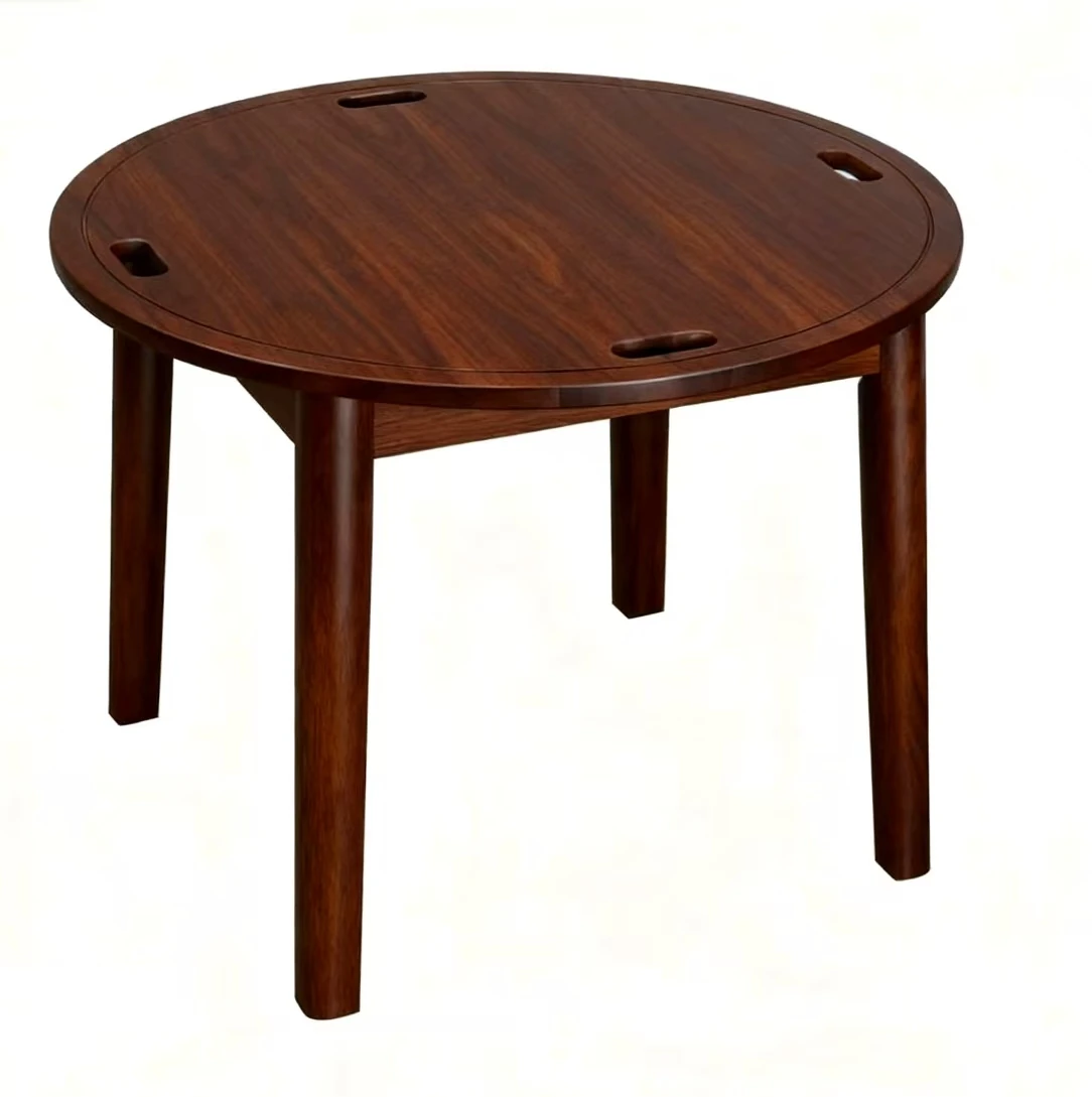 

Hot Selling Eco-Friendly Durable Solid Wood Round Dining Table Wooden Table Modern for Home Bar Kitchen