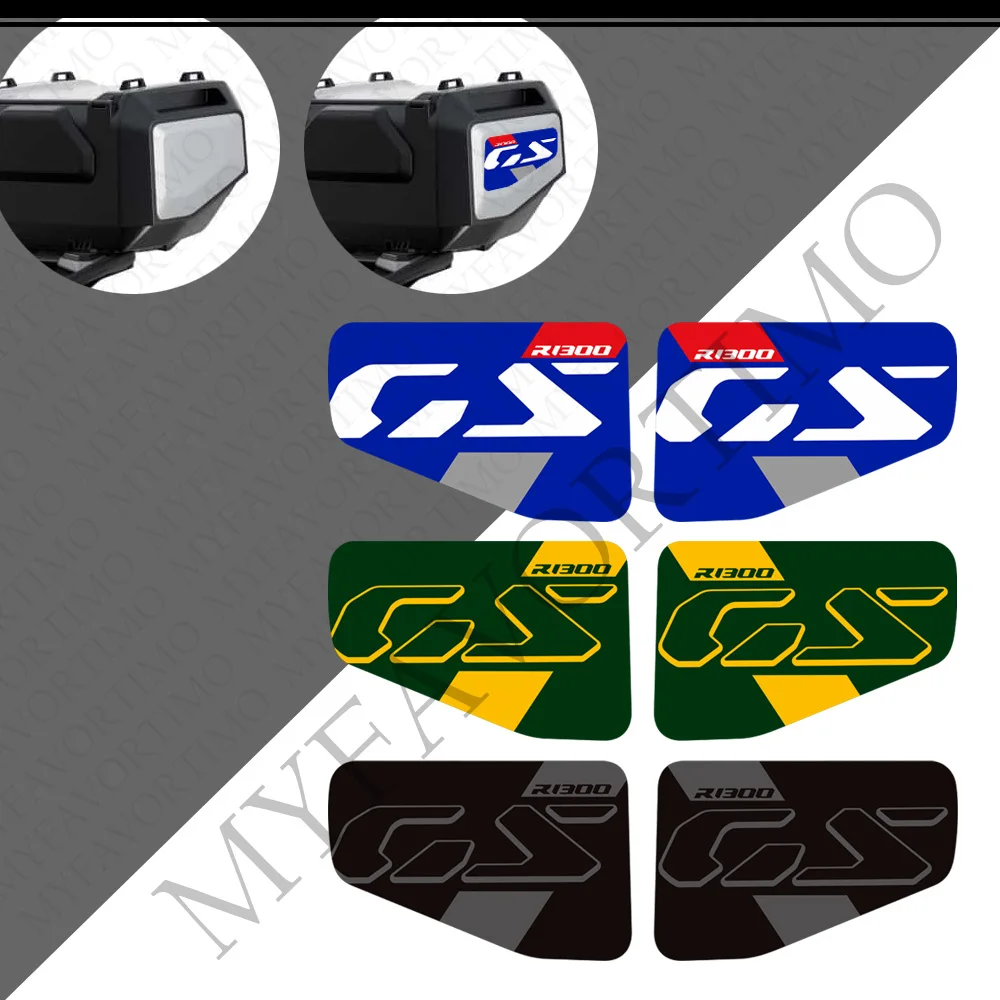 For R 1300 GS R1300GS Trunk Luggage Panniers Side Top Cases Suitcase Protector Stickers Decals ADV Adventure 2023 2024