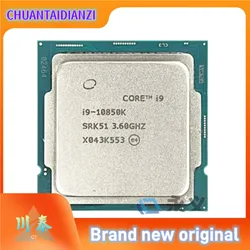 Intel Core i9-10850K i9 10850K i910850K 3.6GHz Deccore -Core 20-Thread CPU Processor L3=20M 125W LGA 1200 Original and authentic