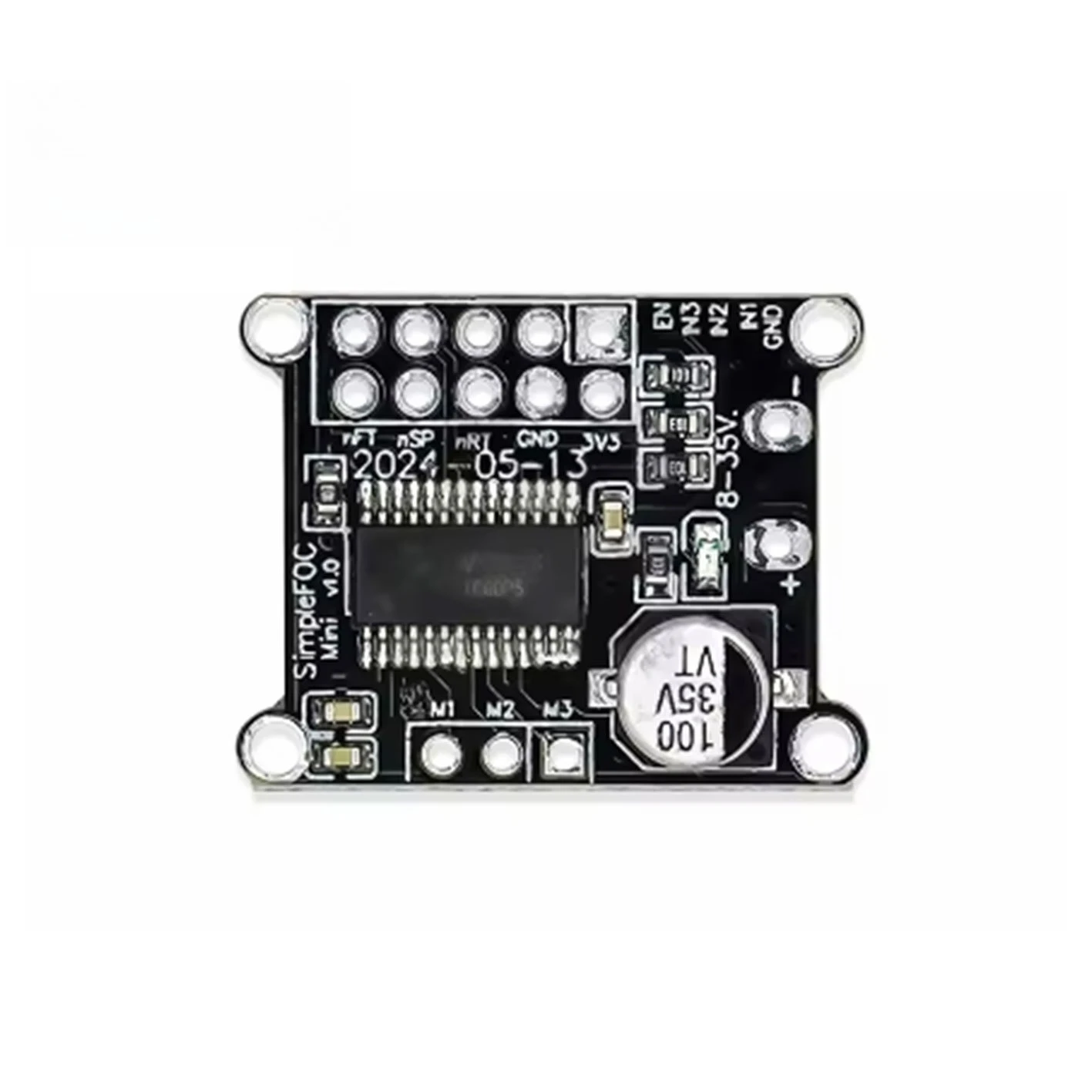SimpleFOCMini BLDC Motor Driver Board FOC Controller SVPWM Field Oriented Control for Arduino Robotics DIY