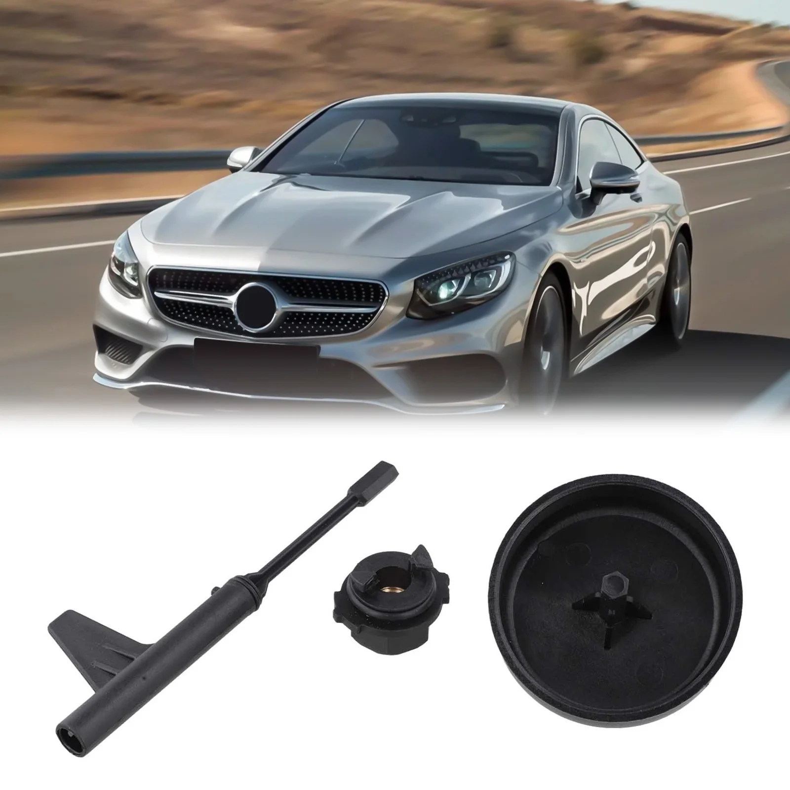 Filler Tool Set Oil Change Adapter Car Maintenance 3-Piece Connector ABS Material Easy Installation For Oil Dispenser