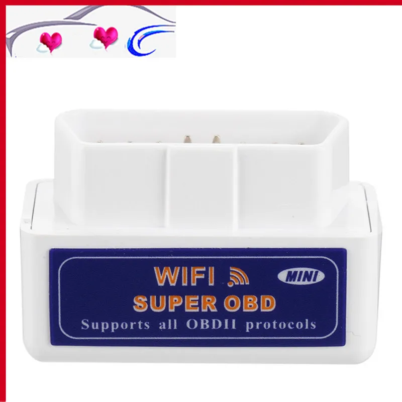 

Car OBD 2 Mini ELM327 V1.5 Wifi OBD2 II ELM 327 Wi-fi Auto Scanner for Android for Iphone Eml327 Odb Scan Diagnostic Tool