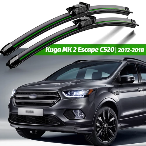 Limpiaparabrisas delanteros para Ford Kuga MK 2 Escape C520 2012 - 2018 2017 parabrisas ventana 28 ""+ 28"" Accesorios