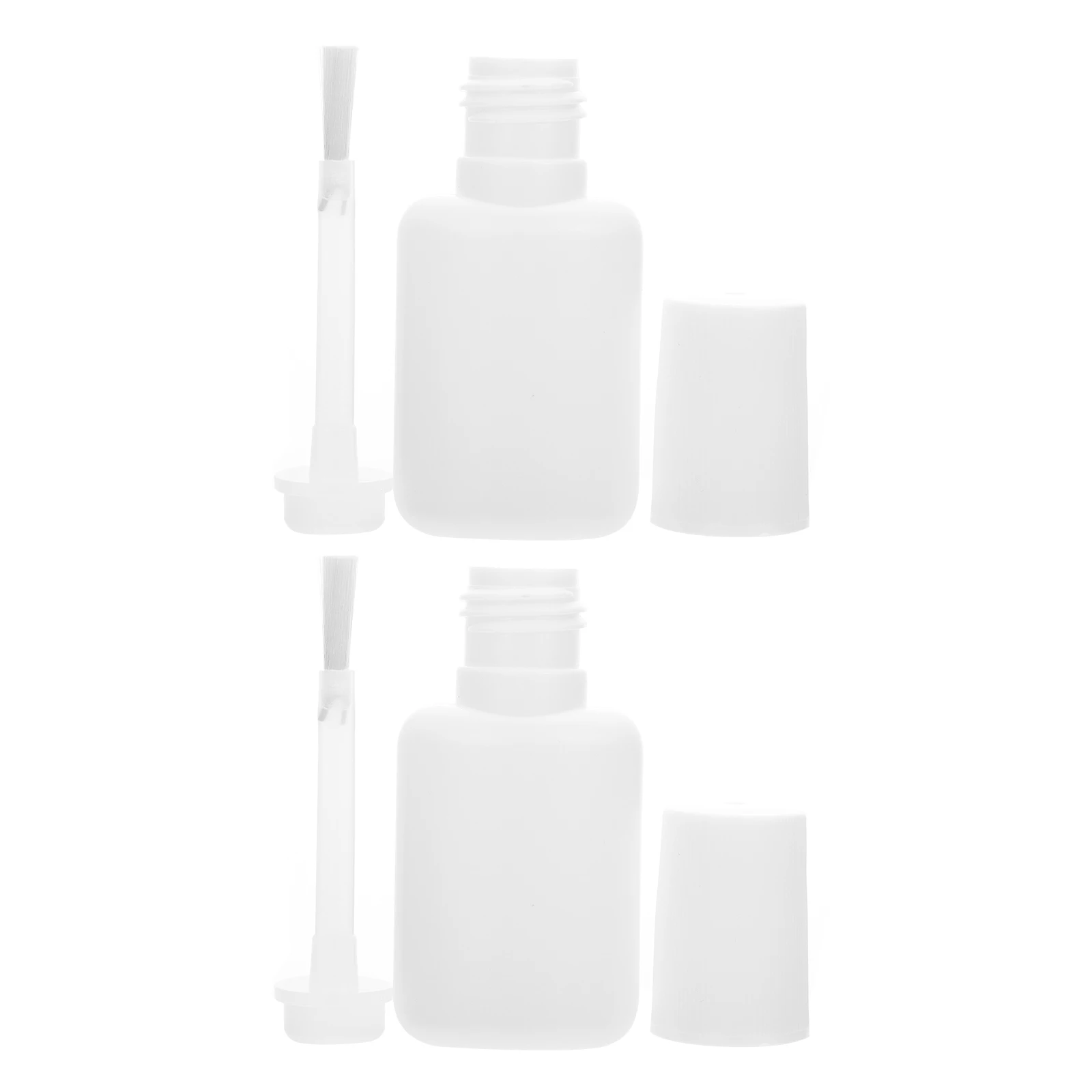 

11Pcs Nail Polish Bottles Small Capacity Plastic Reusable Container Screw Seal for Nail Oil Gel Perfume Travel Manicure Supply